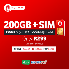 SIM Only + 200GB Vodacom LTE Data